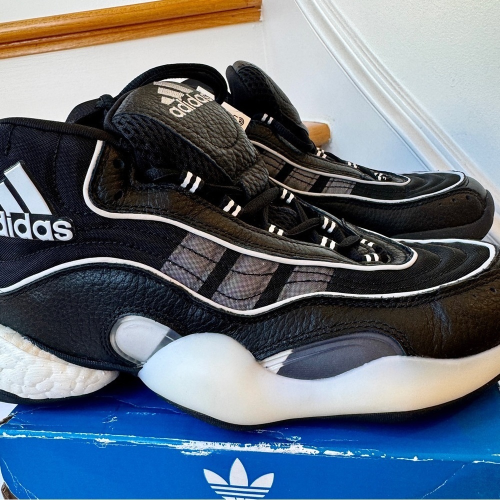 NWT Adidas Never Made 98 X Crazy BYW in black / white sneakers - Picture 5 of 13